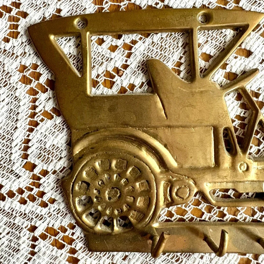 Vintage solid brass